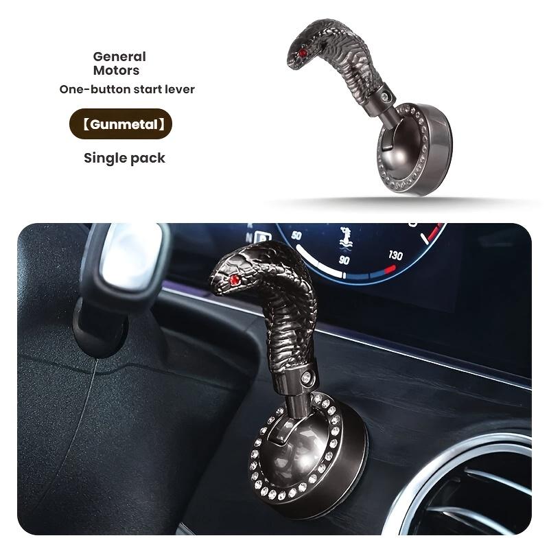 

One-Button Start Button Cover for Metal Car One-Button Start Joystick Engine Start or Stop Control Lever Decoration Accessories