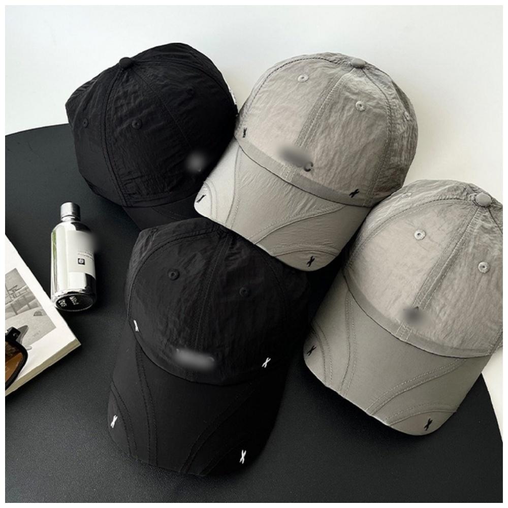 Cross-Print Quick-Dry Baseball Cap Unisex Sun Protection Cap Summer Letter Embroidery Lightweight and Quick-Dry Hat