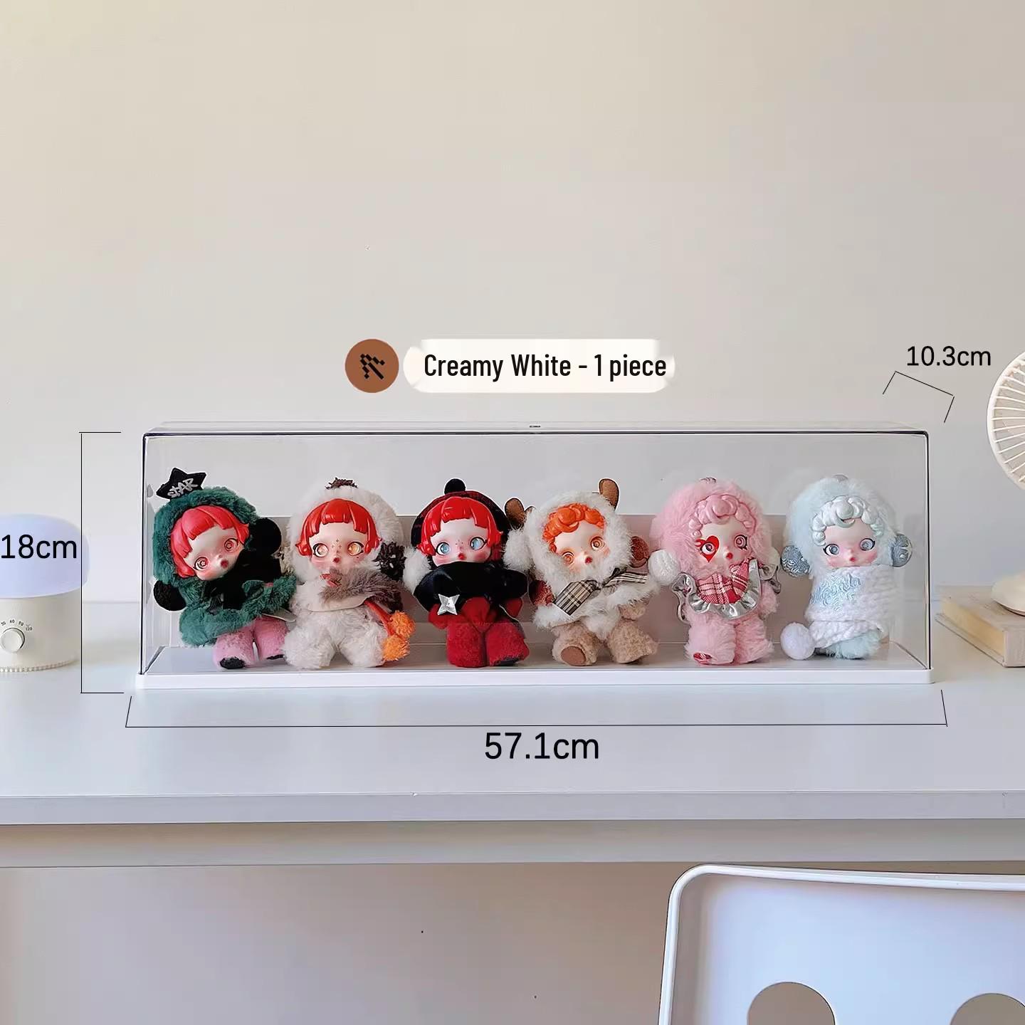 

Transparent Dustproof Display Box for Garden Pendant, Figure Dolls, and Blind Box Storage