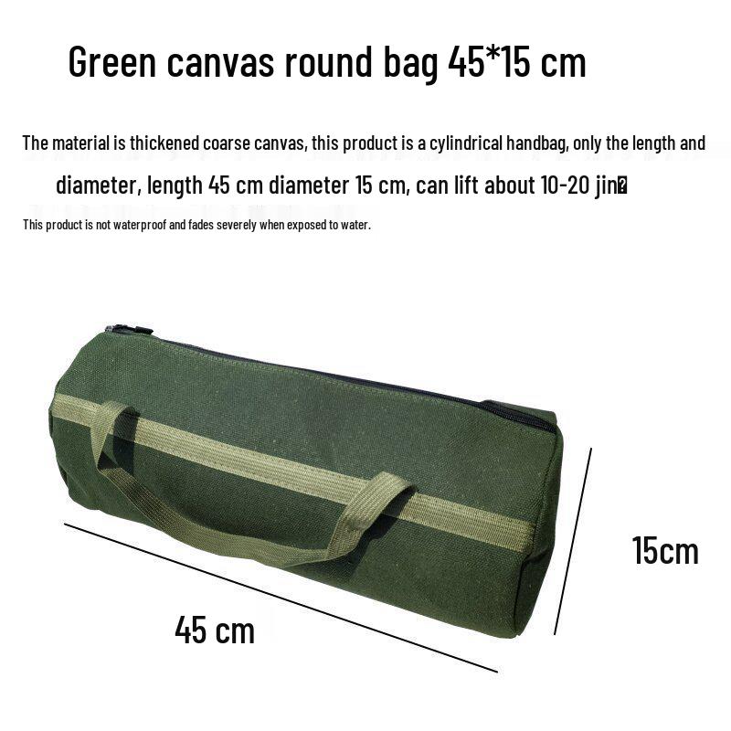 Large Capacity Multifunctional Thickened Canvas Tool Bag
