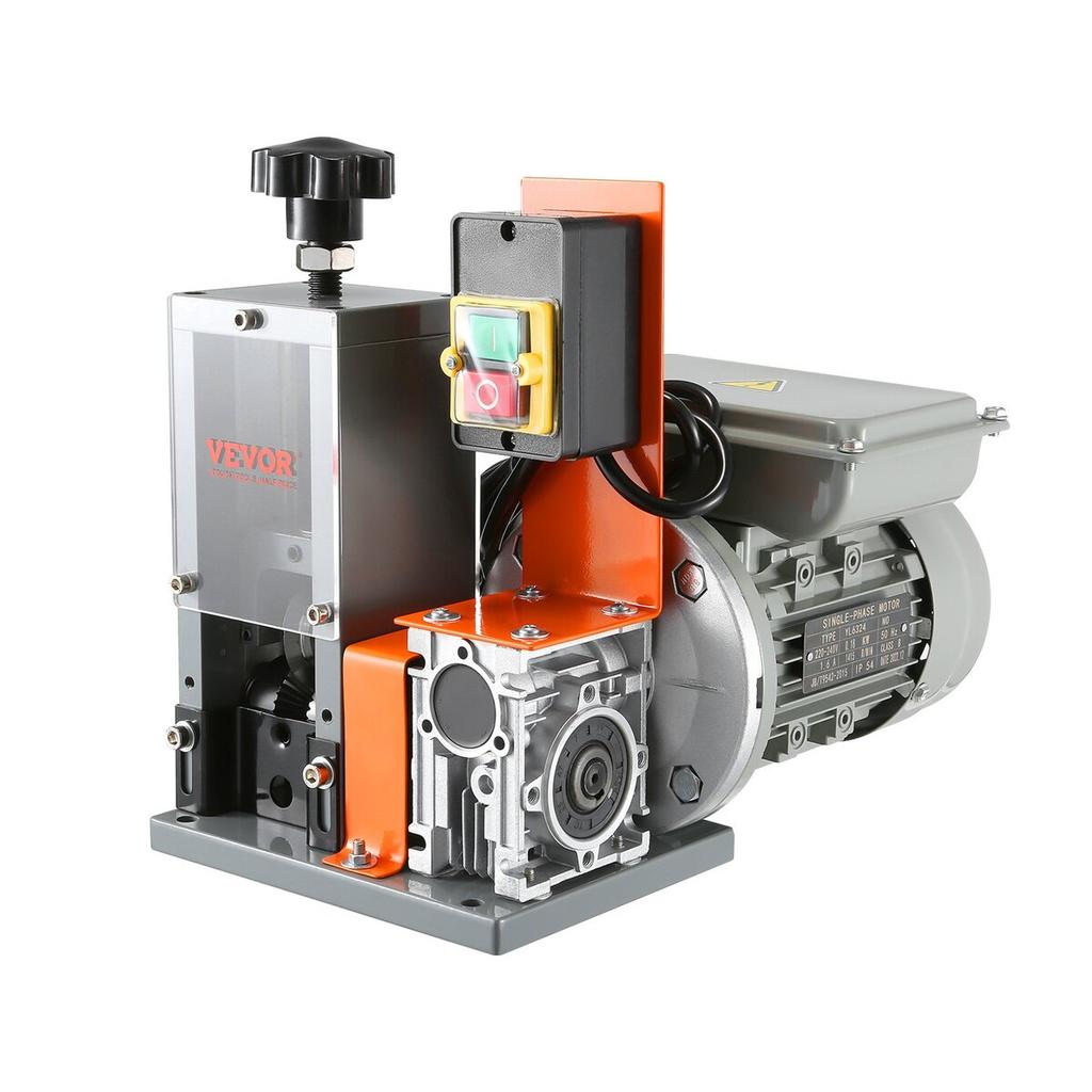 Automatic Wire Stripping Machine, 0.06''-1.18'' Electric Motorized Cable Stripper, 180 W, 60 Ft/min Wire Peeler with Visible Stripping Depth