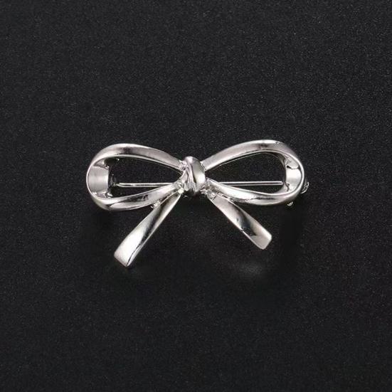 2Pcs Bowknot Lapel Pins Cute Bow Brooch Pins Women Fashion Collar Pin Stylish Accessory for Scarves Shawls Sweaters Dresses Hats