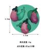 Mini Fruit Vegetable Fondant Silicone Mold Grape Radish Mushroom Pumpkin Chocolate Mould Cake Decorating Tool Polymer Clay Mold