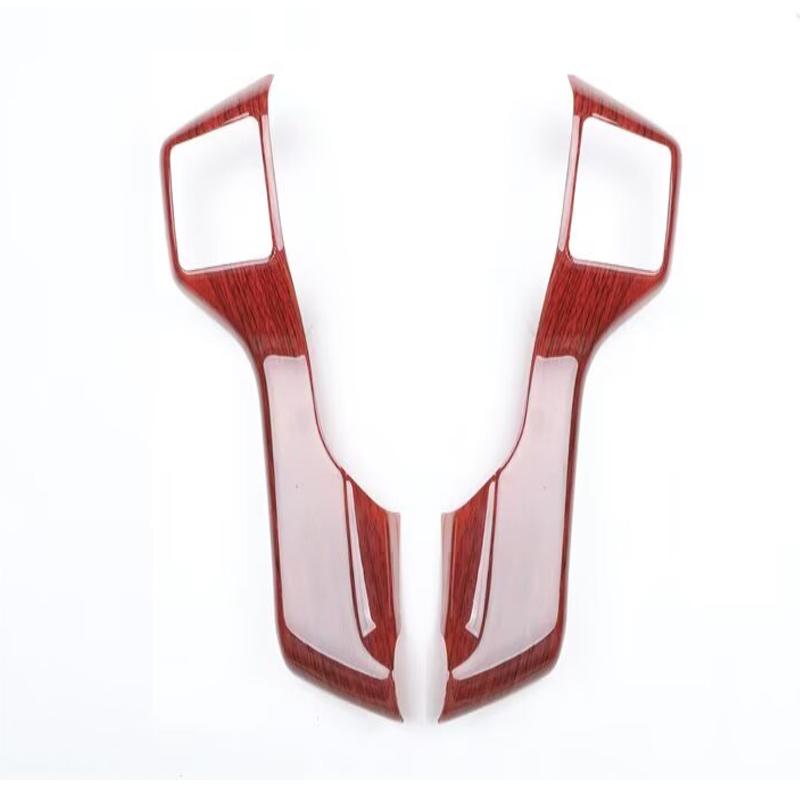 For TOYOTA 4Runner 4 Runner 2010-  CarbonFiber Steering Wheel Trim Direction Control Button Frame Cover Styling Accessories