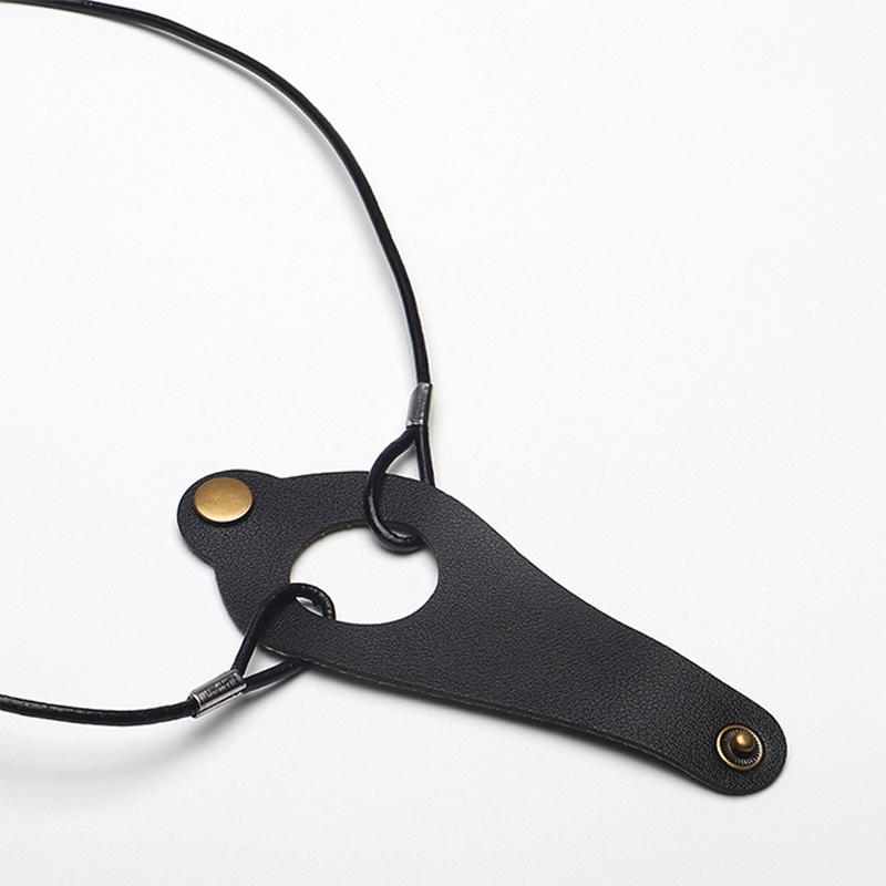 1Pc Frauen Sonnenbrille Leder Lagerung Seil Fall Brillen Hängen Neck Strap Kette