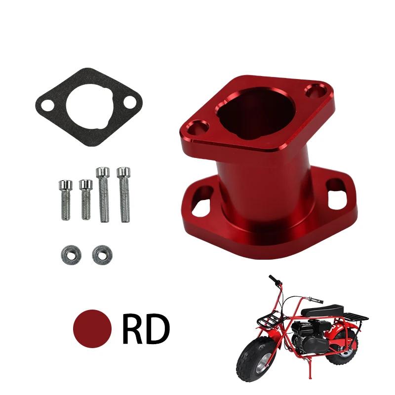

LINGQI RACING CNC Алюминиевые Детали Впускной Коллектор Модификация Интерфейсная Трубка Для Мини Питбайка Универсальный Мотоцикл Картинг красный