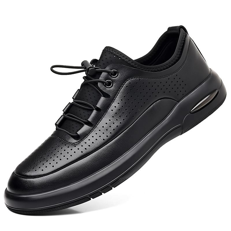 

Кожаные лоферы Мужская повседневная обувь Ручной работы Классические мужские кроссовки На все случаи жизни Мужская уличная обувь для ходьбы 2025 Новая обувь для скейтбординга Мужская 44 чёрный