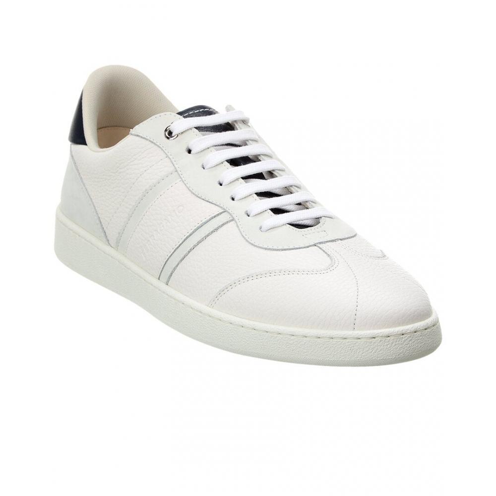 

Salvatore Ferragamo Кожаные кроссовки Ferragamo белый