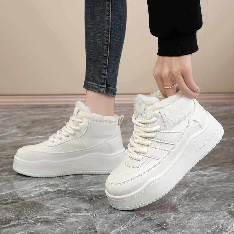 Fashion Angle Warmed Stiletto Heel Size 48 Basketball Platforms Women Medium Heel Woman Shoes Sneakers Sport League New Arrival