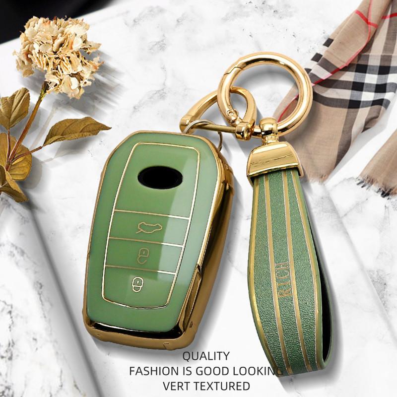 Luxusní kryt dálkového ovladače pro Toyota CHR Rav4 Auris Avensis Prius Aygo Camry Land Cruiser Prado Crown Fortuner