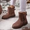 Fashion Snow Boots Women's Winter New 2026 Korean Version with Plush Warm Cotton Shoes Women's Boots