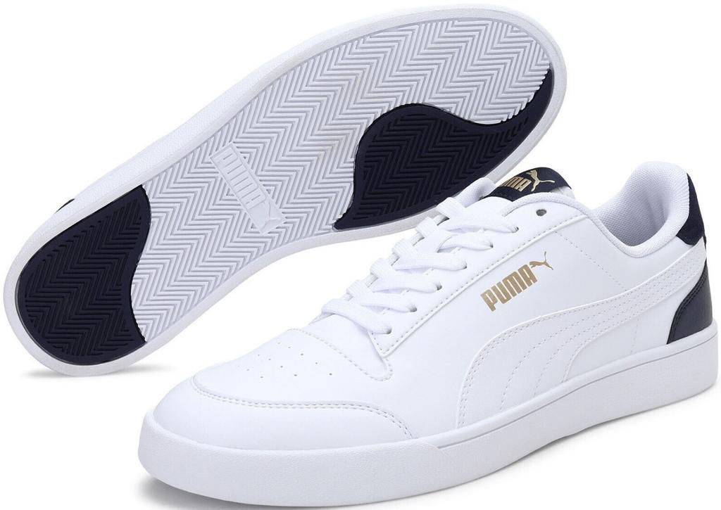 Puma Shuffle Sneakers (309668) White/white/peacoat/team Gold