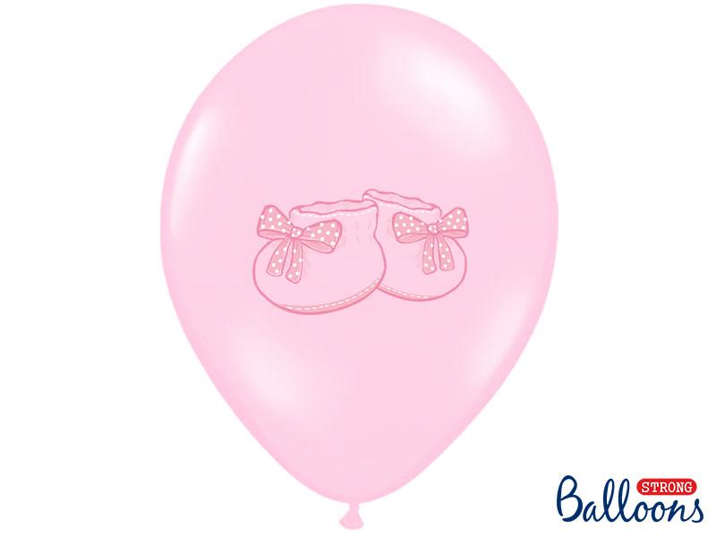 Balony 30Cm, Bucik, Pastel Baby Pink (1 Op. / 50 Szt.)