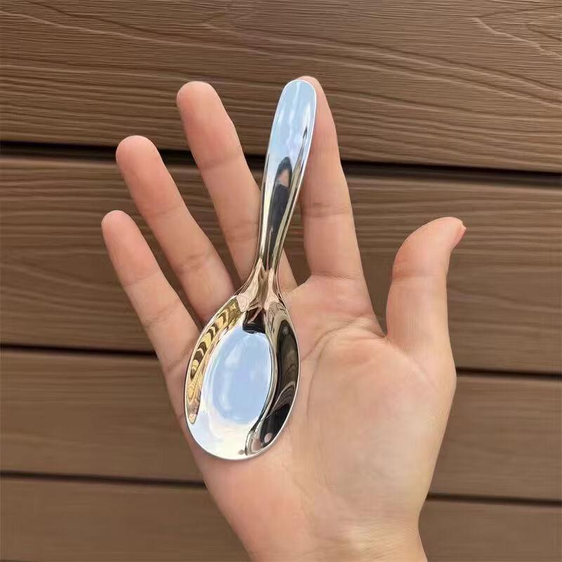 

Kids Stainless Steel Flat Bottom Spoon Set