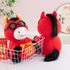Mascot Dolls Zodiac Pony Figurine PP Cotton Filling Cute Horse Stuffed Animal  Year of Horse