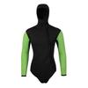5mm Neoprene Hooded Zip-Front Two-Piece Wetsuit Freediving Spearfishing Snorkeling Swimming