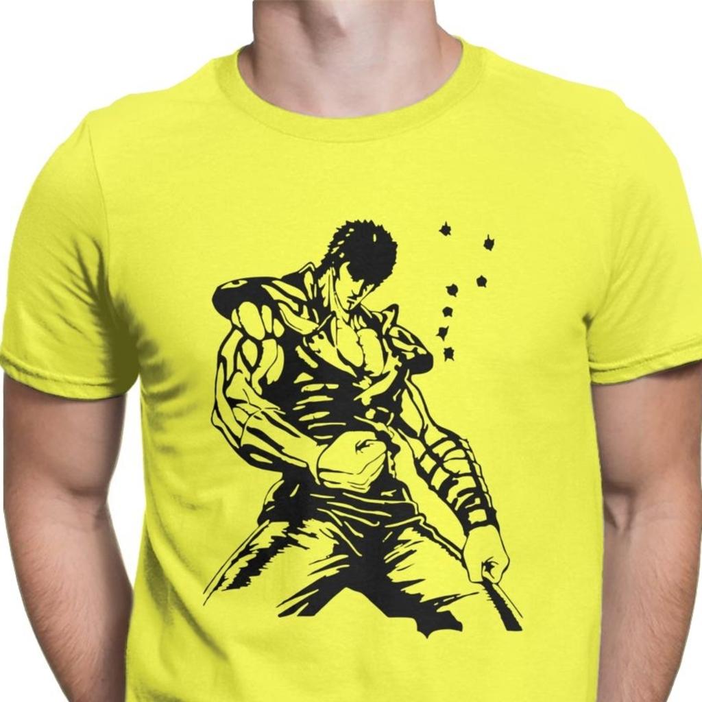 Kenshiro Hokuto No Ken T-Shirt Herren Fist of the North Star Mode Baumwoll-T-Shirts T-Shirts Camisas Hombre