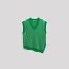 Women's V-Neck Wool Blend Knit Vest