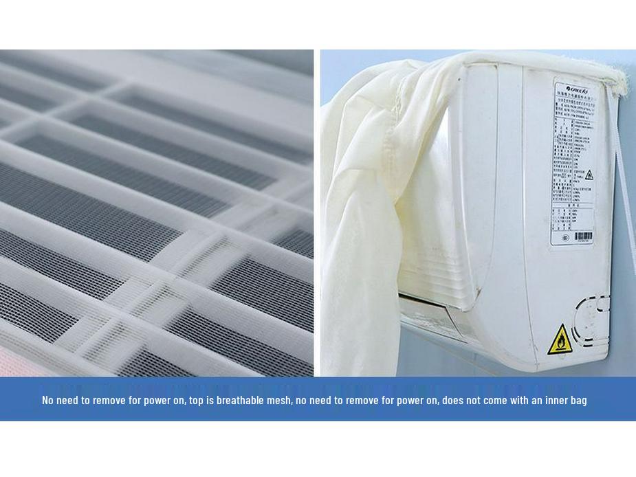 Universal Hanging Fabric Air Conditioner Dust Cover - New Year Design