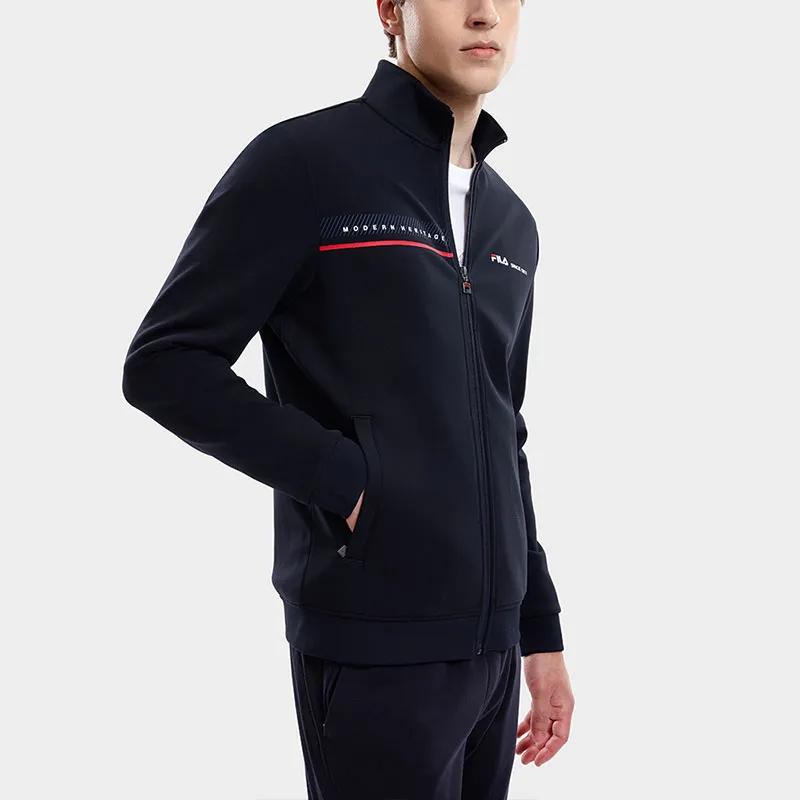 FILA Jackets Men's Legend Blue Stand Collar Moderate Other (Unisex) Jackets F11M331502A NV