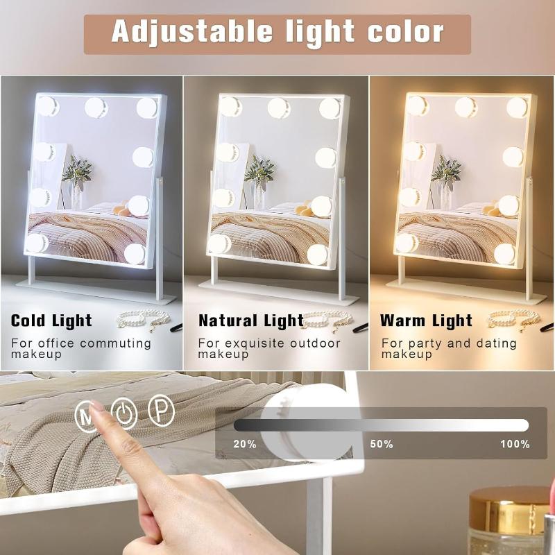 Schlafzimmer Dekorativer Spiegel Beleuchtete Dekoration Glas Intelligente Spiegel mit LED-Beleuchtung Mobil Großer Raum Ankleide Ornamente