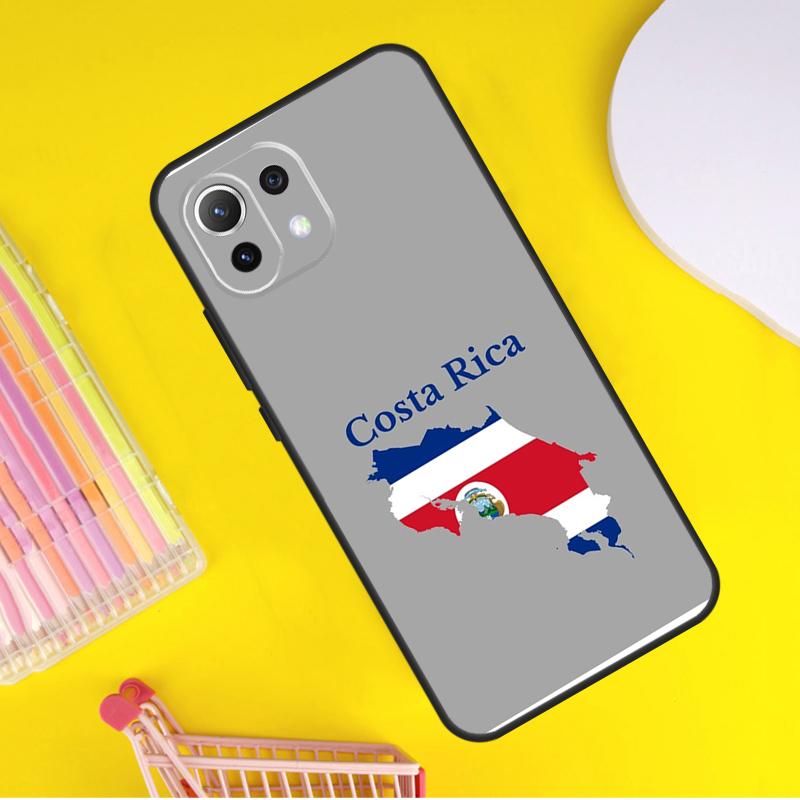 Costa Rica Flag Cover For Xiaomi 14 Ultra 13 11T 12T 13T 14T Pro POCO X7 X6 Pro X3 X5 F3 F5 M6 F6 Pro Case