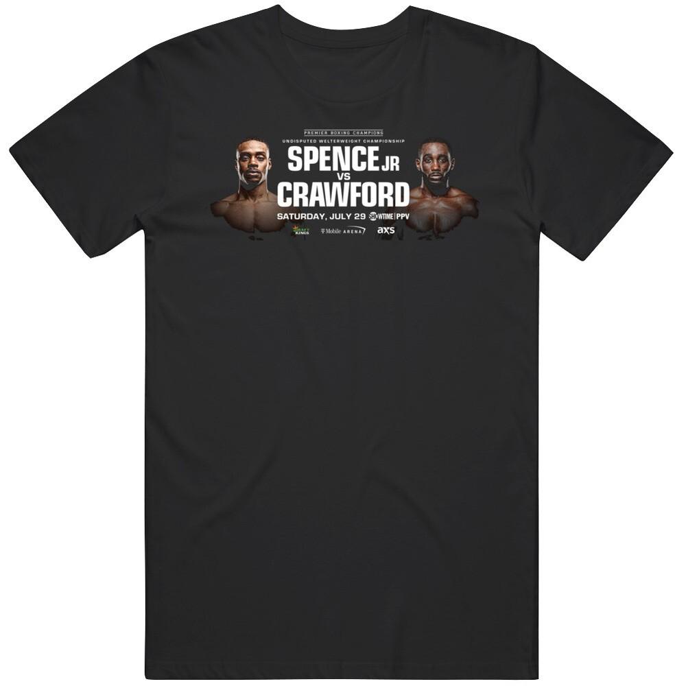

Errol Spence Vs Terence Crawford Fight Boxing Fan T Shirt 3XL