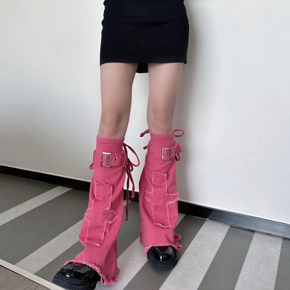 Y2k Y2k Stockings Spicy Girl Long Stockings Casual Trumpet Leg Covers  Girls