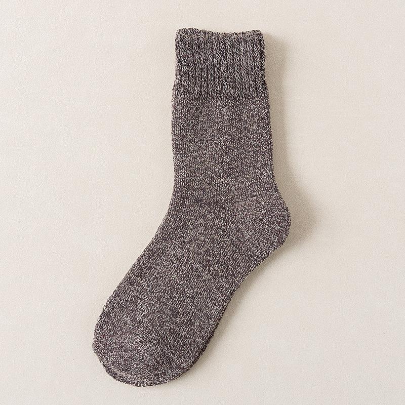 3 Pairs Winter Warm Thick Towel Bottom Man Socks Wool Male Socks Slipper Socks Merino Wool Socks Against Cold Snow Socks