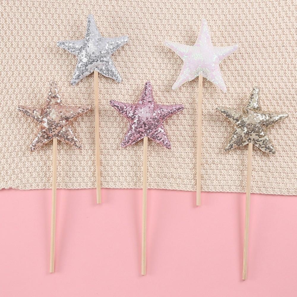 Fairy Stick Style Party Headwear Star Shape Birthday Party Headwear  Baby Shower Party