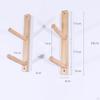 2 Pieces Wood Yoga Mat Storage Rack Gym Organizer Holder for Skateboard