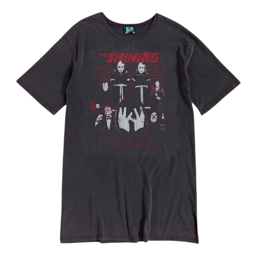 The Shining Womens/Ladies Vintage Wash T-Shirt Dress