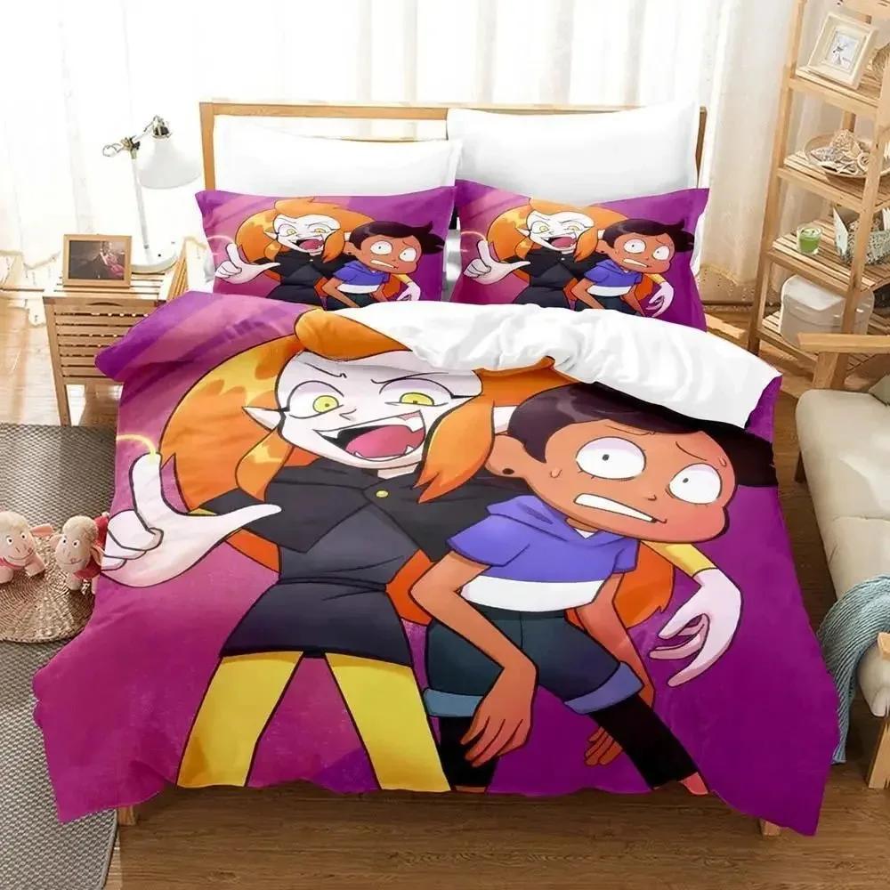 

Новый комплект постельного белья Bad Girl Coven, односпальный, двуспальный, двуспальный, для взрослых и детей, комплект постельного белья с рисунком аниме 70x133cm 2pcs