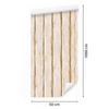 Wallpaper light wood wooden boards with a used and vintage look 50x1000