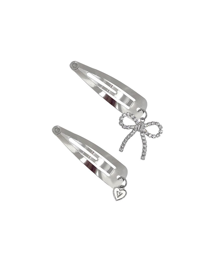 Vvv [Set] Cutie Logo Heart Snap Clip