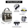 Vintage Scottish Terrier Dog Insulated Lunch Bag for Work School Scottie Pet Lover Leakproof Cooler Thermal Lunch Box Women Kids