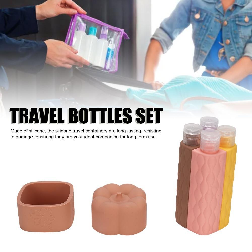 

Colorful Travel Container Leak Proof Squeeze Bottle Cute Travel Bottle Set Outdoor