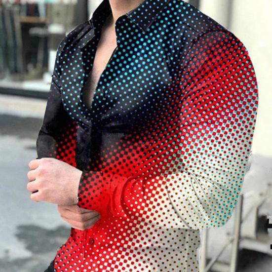 Soft Colorful Stylish Gradient Men Top 