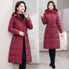 Large Size New Thin Cotton-padded Jacket Thickened Loose Knee-padded Jacket Medium and Long Down Cotton-padded Jacket Trendy
