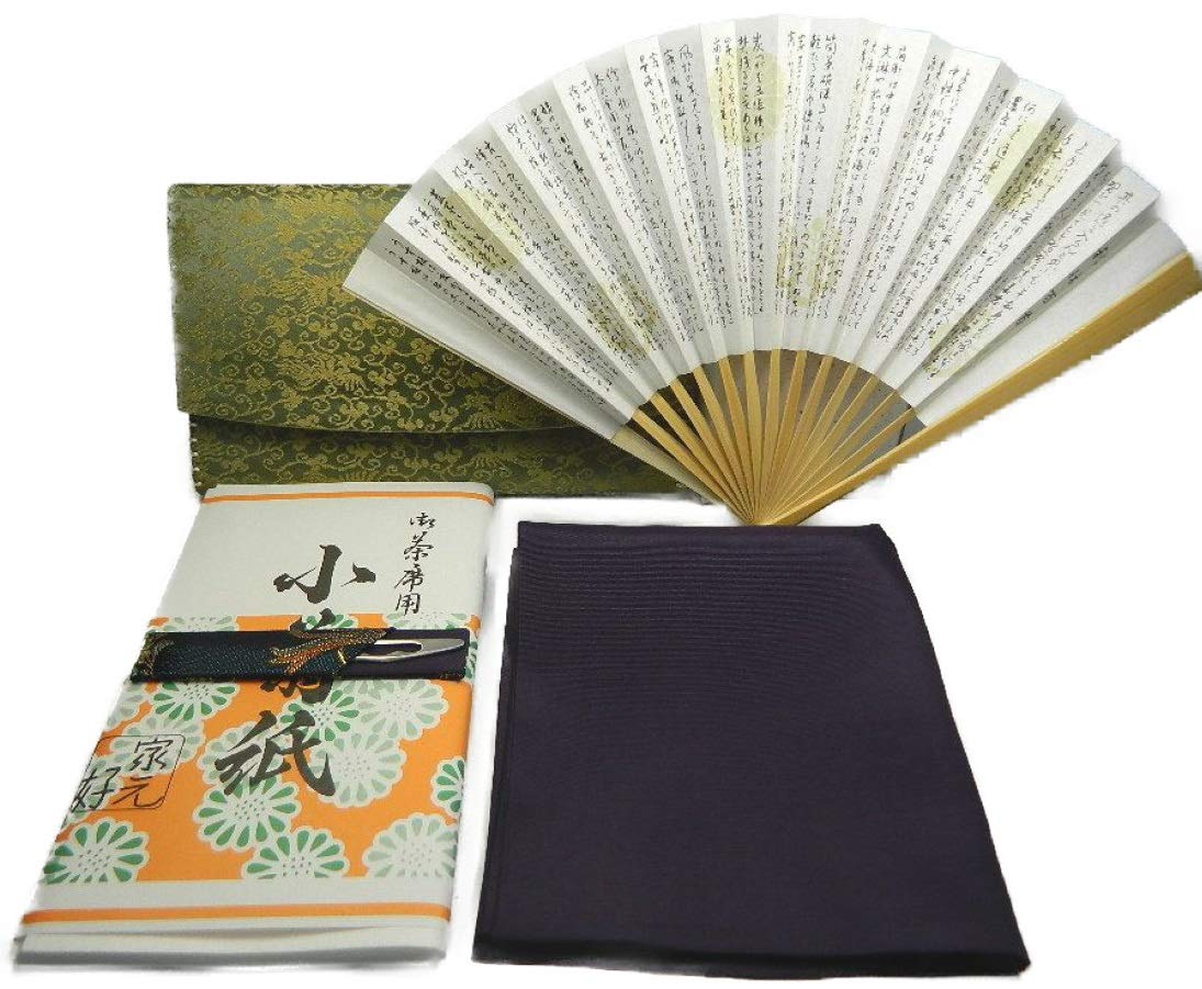

Tea utensils for men Introductory practice set Introductory tea ceremony set Fukusa Pure silk - - - - (Yoshihiro danko)