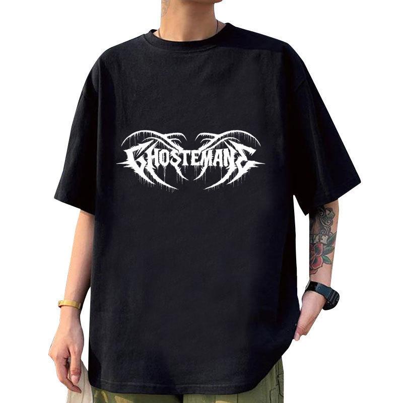 Fashion Printed Short Sleeve Casual Loose Simple T-Shirts Men’s