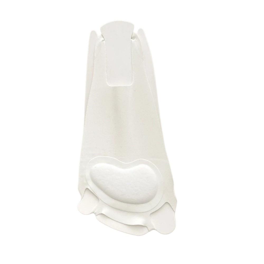 Silicone Non-slip Two-toed Socks Breathable Suspender Half-Palm Socks Summer Wear белый