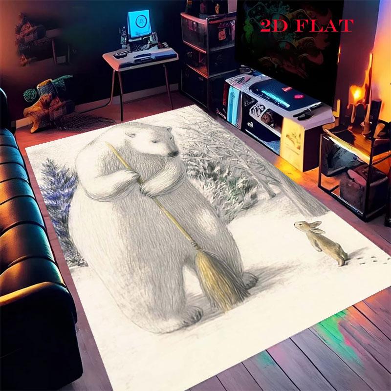 Bamse Carpet Rug for Living Room Bedroom Home Sofa Decoration,Kids Play Nonslip Floor Mat