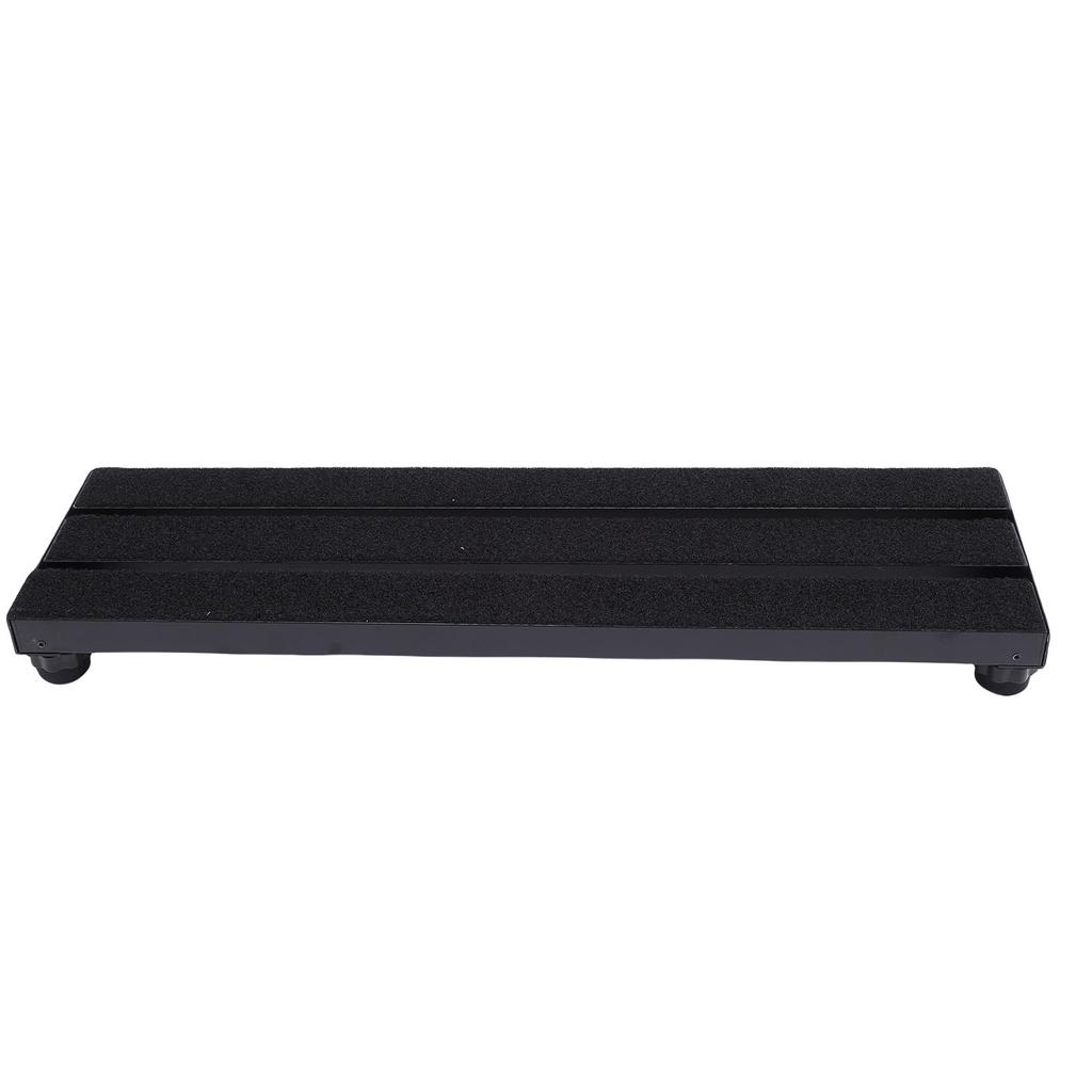 Guitar Pedal Board Aluminum Alloy Frame Non Slip Silicone Feet Mat Portable Effect Guitar Pedalboard