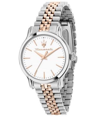 Epoca Two Tone Stainless Steel White Dial Quartz R8853118520 100M Women's Watch