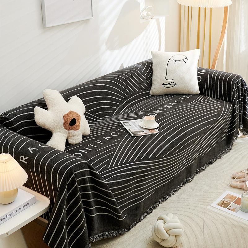 

Полотенце для дивана из шенилла, диван для гостиной, чехол для дивана с защитой от царапин, универсальный цельный пылезащитный чехол 180*130cm