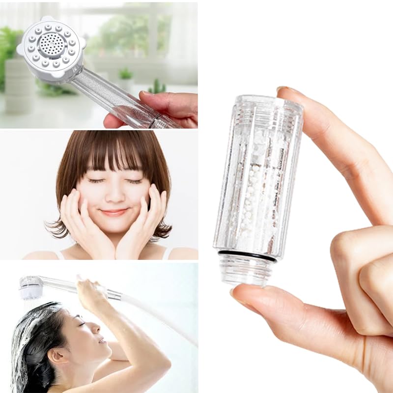 Replacement Cartridge for Shower Rubble Tornado Stick Effectively Removes Chlorine and Allows You To Enjoy a Comfortable Shower Time [MYJYG] Head,