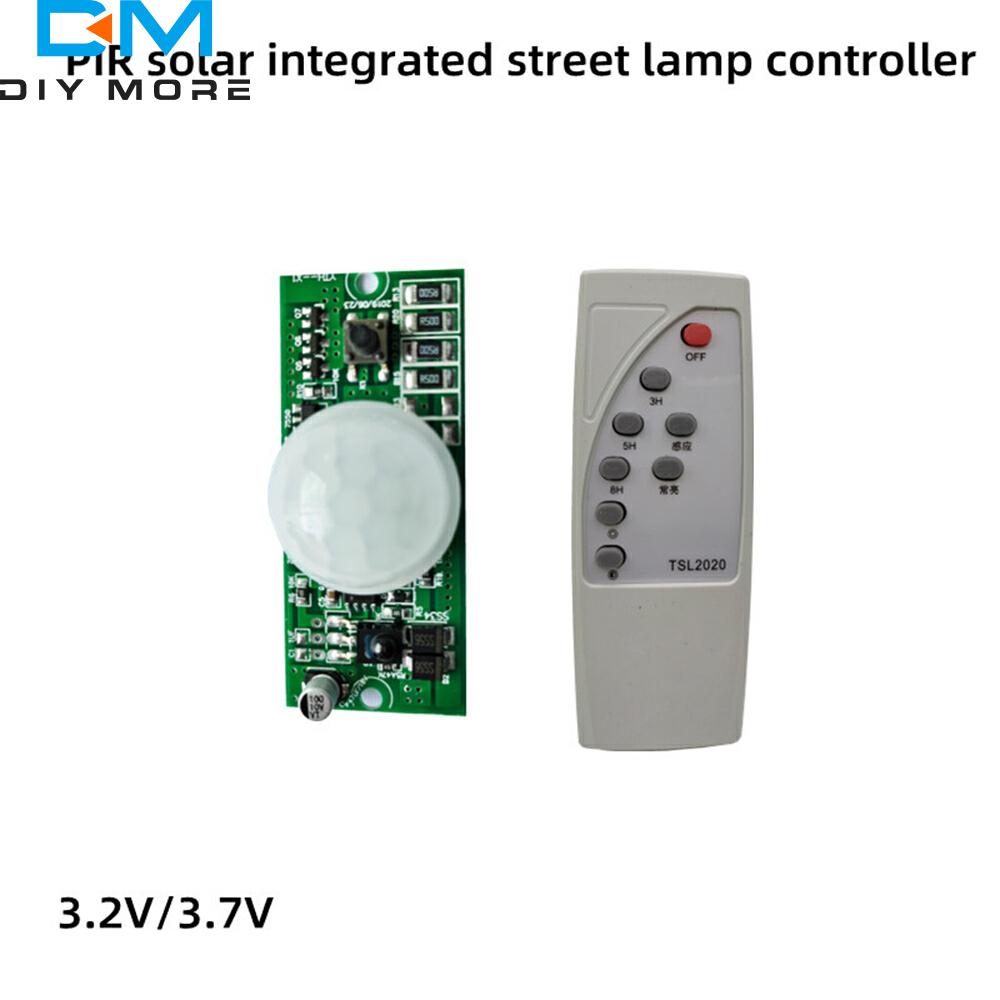 3.2V 3.7V Remote Control PIR Solar Integrated Street Lamp Sensor Circuit Board Solar Induction Mode Controller