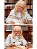 Handheld LED Magnifying Glass with 5X Lens for Seniors' Reading and Repairs