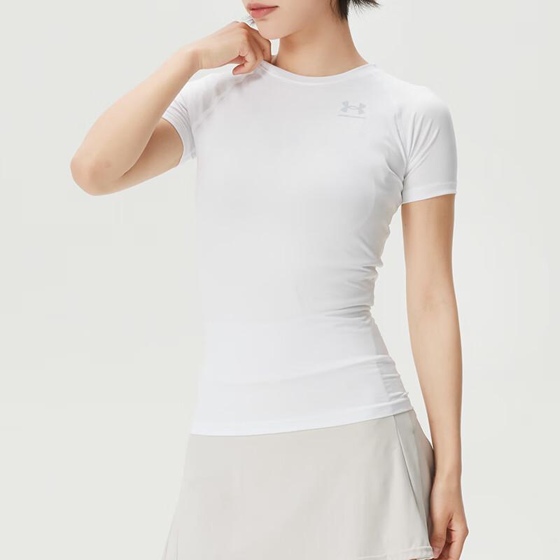 Under Armour Breathable Quick-Dry Training Yoga T-Shirt Women tops 1365460-101
